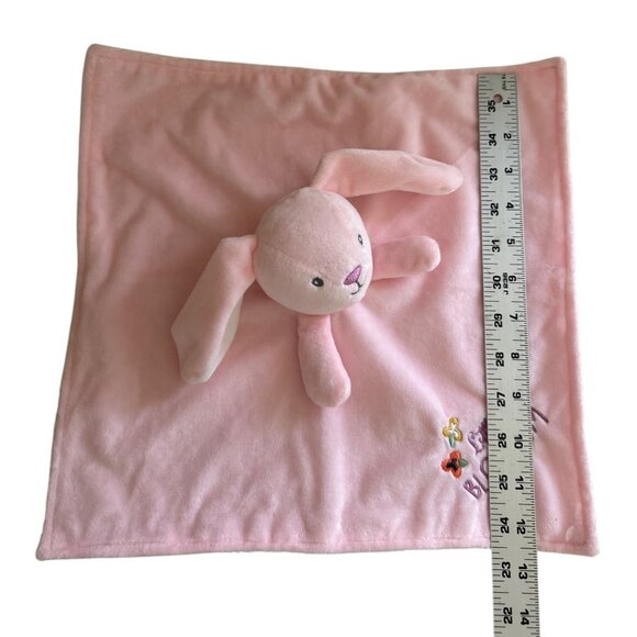 Baby Starters Pink Bunny Security Blanket Lovey Plush "Little Blossom" - Picture 6 of 7